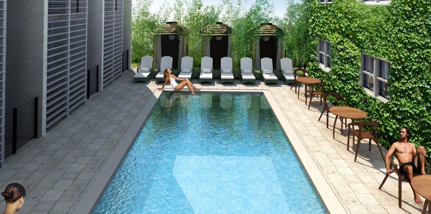 Architects In Miami Interior Designer The Anglers Hotel Miami Beach Florida Rear View