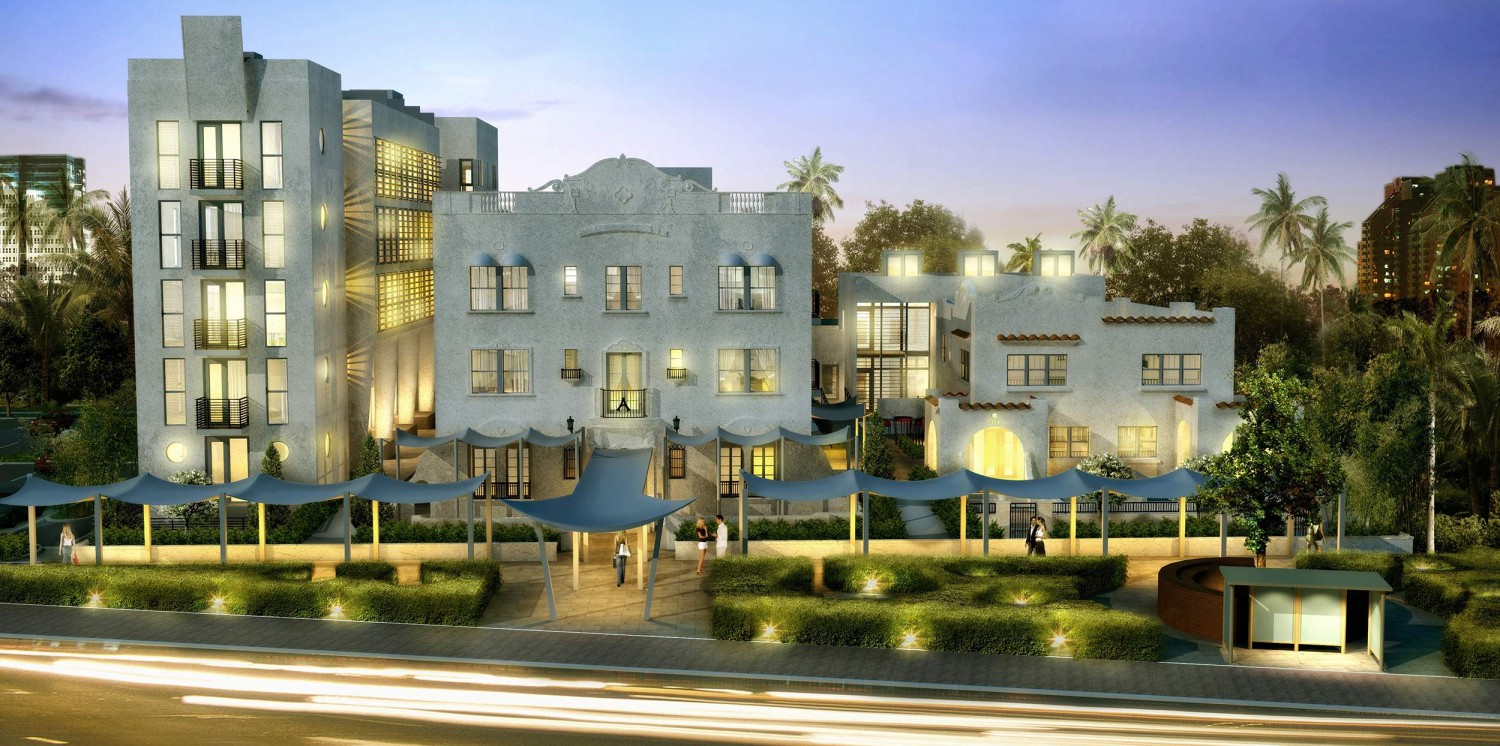 Architects In Miami Interior Designer The Anglers Hotel Miami Beach Florida Front View